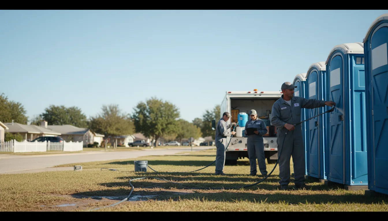 Long-Term Portable Toilet Rental in Cisco, GA near me